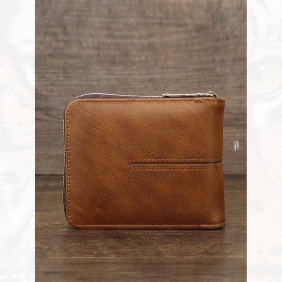 New Men Letter Graphic Small Wallet 170 - Picture 3 of 4